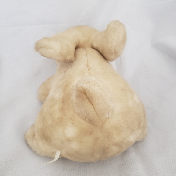 Eden Vintage Bunny Rabbit Plush Stuffed Animal Cream Tan 10 Inch - Picture 9 of 13